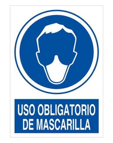 Uso obligatorio de mascarilla